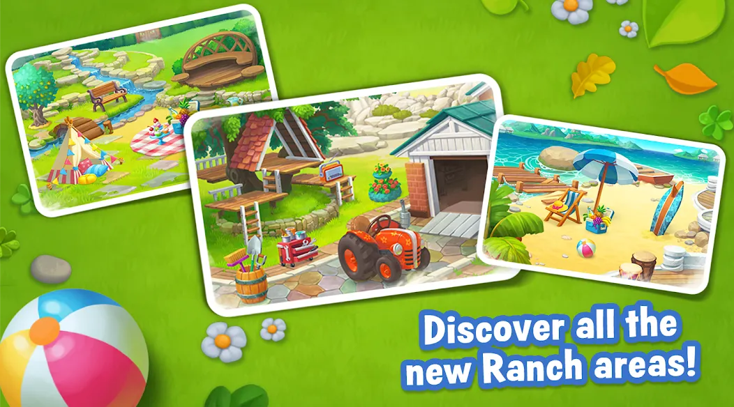 Ranch Adventures: Amazing Matc [МОД Unlocked] APK Android Screenshot 2