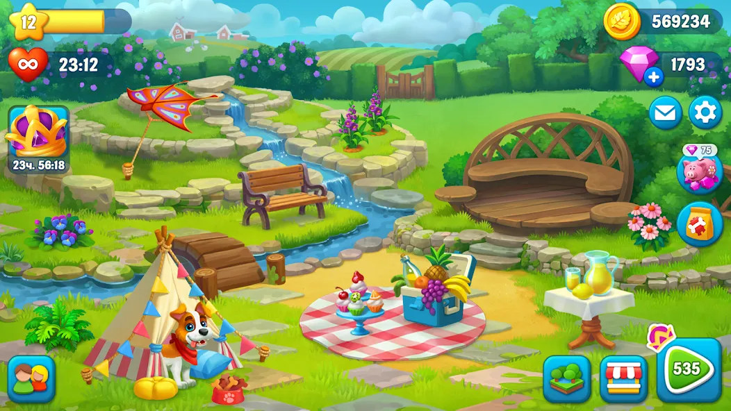 Ranch Adventures: Amazing Matc [МОД Unlocked] APK Android Screenshot 4