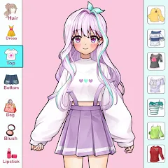 Anime Dress Up and Makeup Game [МОД Premium] APK Android