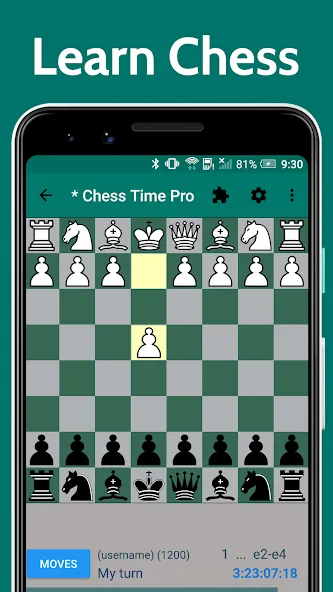 Chess Time - Multiplayer Chess (Чесс Тайм) [МОД Все открыто] APK Android Screenshot 1