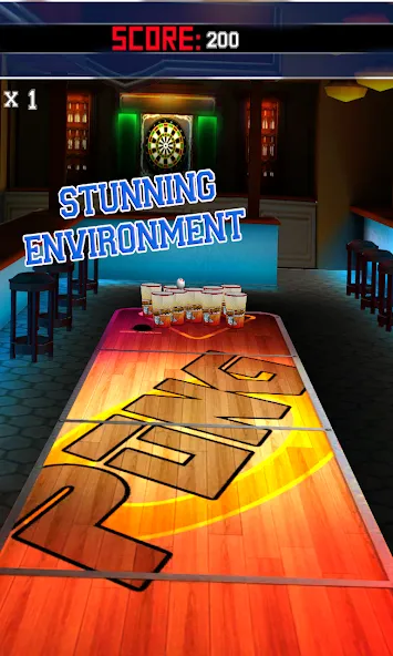 Beer Pong Champion (Бир Понг Чемпион) [МОД Бесконечные монеты] APK Android Screenshot 2