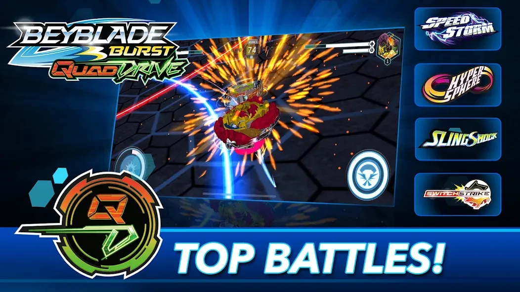 BEYBLADE BURST app (Бейблейд Брст приложение) [МОД Mega Pack] APK Android Screenshot 1