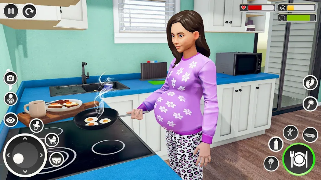 Pregnant Mom Simulator Games [МОД Premium] APK Android Screenshot 1