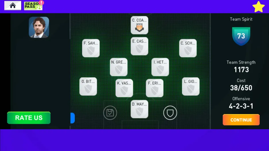 PESfOOTBALL MOBILE 2023 (ПЕСФУТБОЛ МОБИЛЬНАЯ 2023) [МОД Mega Pack] APK Android Screenshot 3