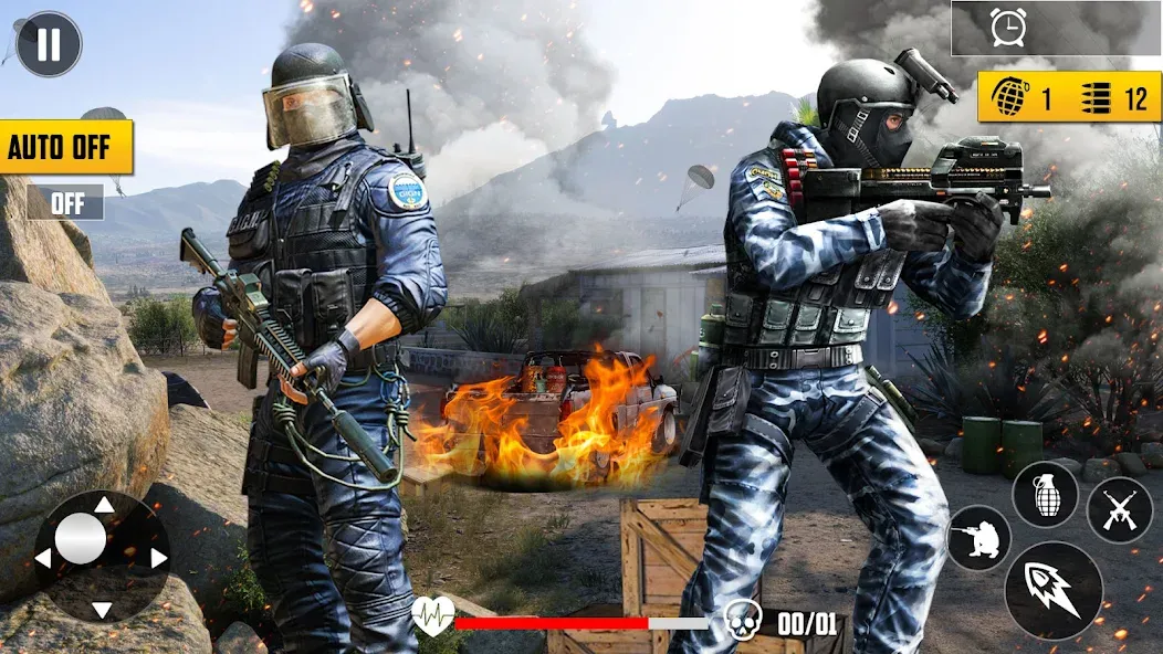 Gun Shooting Games Fps Offline [МОД Mega Pack] APK Android Screenshot 5