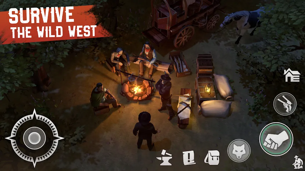 Westland Survival: Cowboy Game (Вестланд Сурвайвал) [МОД Unlocked] APK Android Screenshot 3