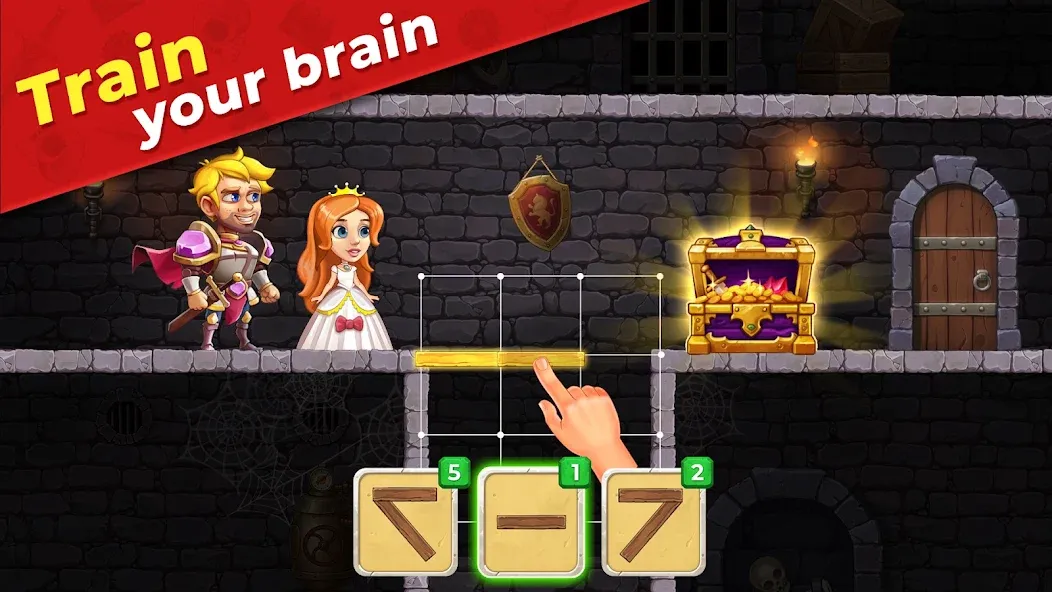 Mr. Knight: Pin Puzzles [МОД Бесконечные монеты] APK Android Screenshot 2