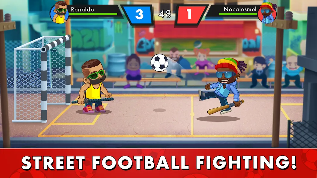 Street Soccer：Ultimate Fight [МОД Premium] APK Android Screenshot 1