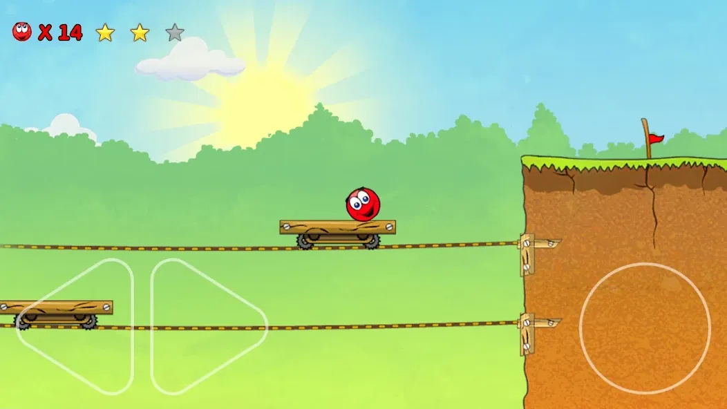 Red Ball 3: Jump for Love! Bou (Ред Болл 3) [МОД Mega Pack] APK Android Screenshot 1