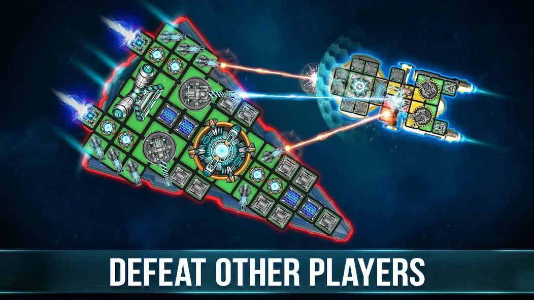Space Arena: Construct & Fight (Спейс Арена) [МОД Premium] APK Android Screenshot 2