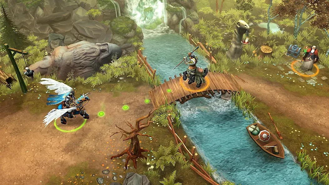 Heroes of Discord: Offline RPG [МОД Бесконечные монеты] APK Android Screenshot 1