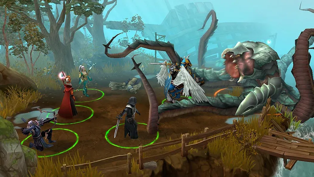 Heroes of Discord: Offline RPG [МОД Бесконечные монеты] APK Android Screenshot 2