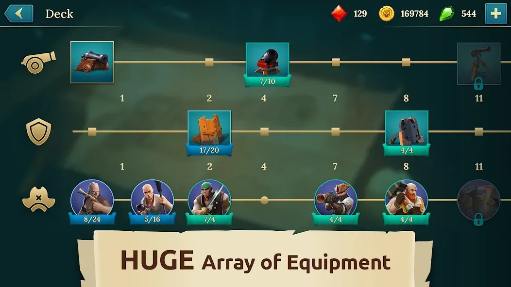 Pirate Ships・Build and Fight [МОД Premium] APK Android Screenshot 4