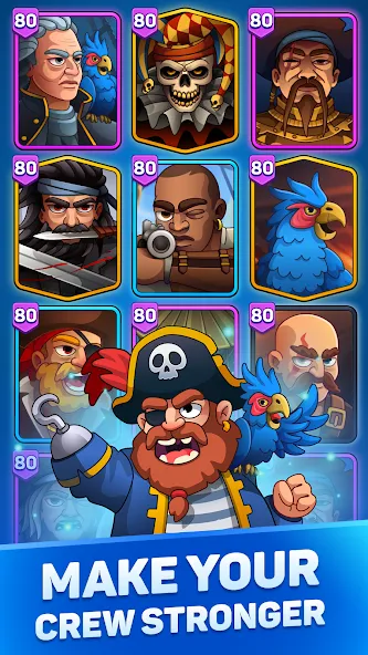 Pirates & Puzzles：Ship Battles [МОД Бесконечные монеты] APK Android Screenshot 3