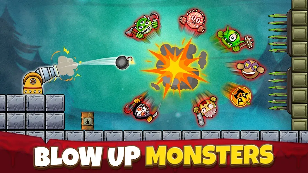 Crush the Monsters：Foul Puzzle [МОД Меню] APK Android Screenshot 1