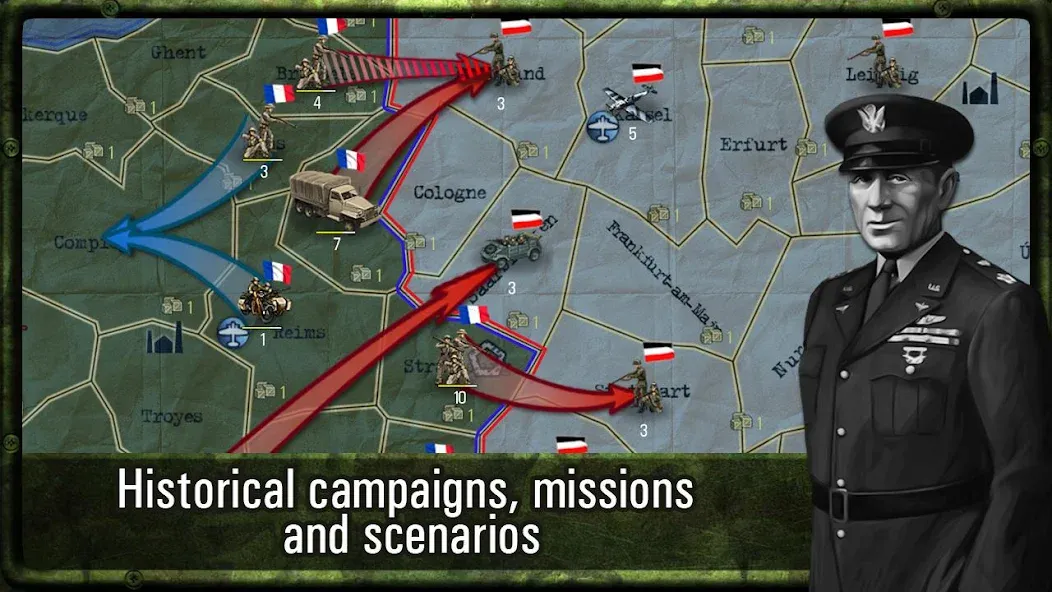 Strategy & Tactics: WW2 [МОД Mega Pack] APK Android Screenshot 2