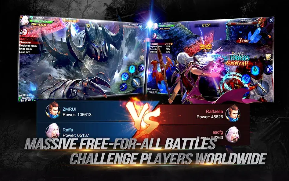 Goddess: Primal Chaos - MMORPG (Годесс) [МОД Меню] APK Android Screenshot 4