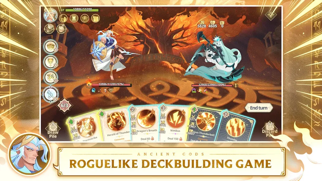 Ancient Gods: Card Battle RPG (Эншент Годс) [МОД Много денег] APK Android Screenshot 2