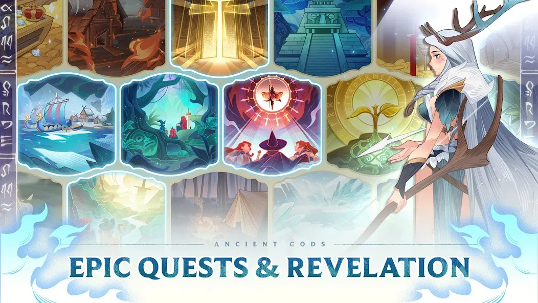 Ancient Gods: Card Battle RPG (Эншент Годс) [МОД Много денег] APK Android Screenshot 4