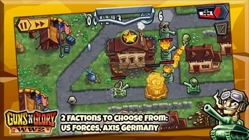 Guns'n'Glory WW2 [МОД Unlocked] APK Android Screenshot 2