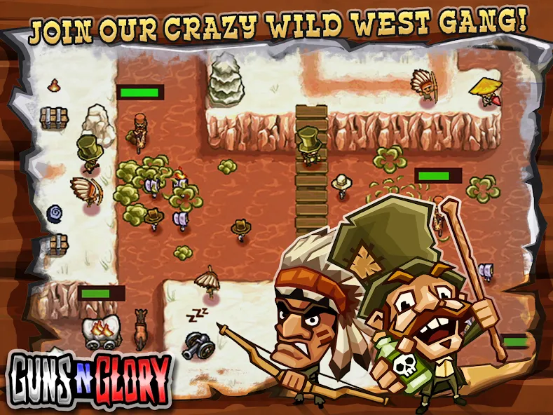 Guns'n'Glory [МОД Бесконечные монеты] APK Android Screenshot 2