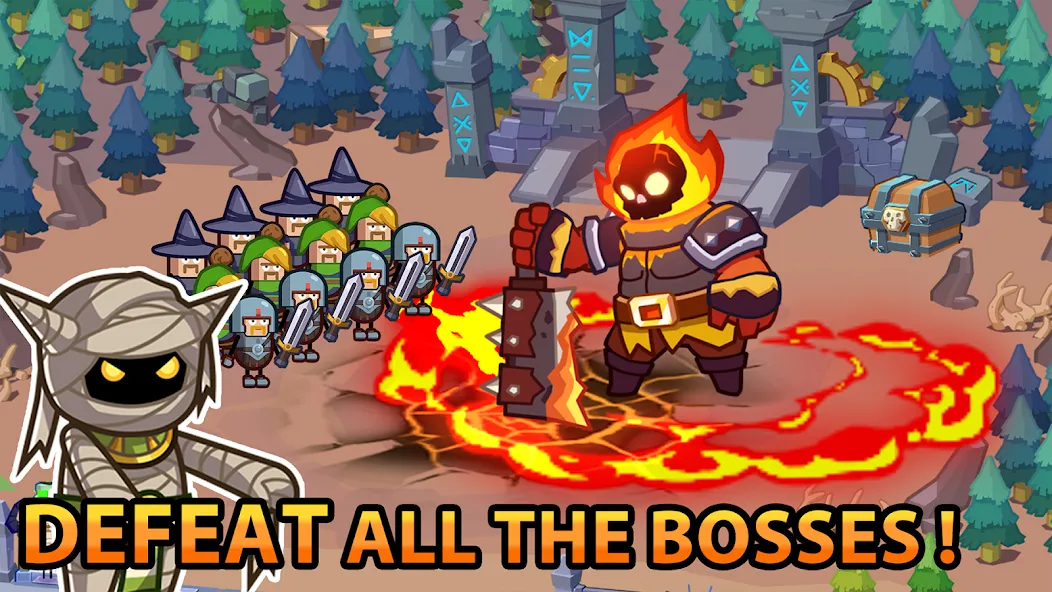 Hero Making Tycoon: Idle Games (Хиро Мейкинг Тайкун) [МОД Много денег] APK Android Screenshot 2