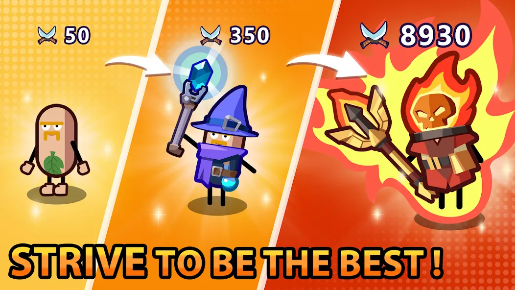 Hero Making Tycoon: Idle Games (Хиро Мейкинг Тайкун) [МОД Много денег] APK Android Screenshot 3