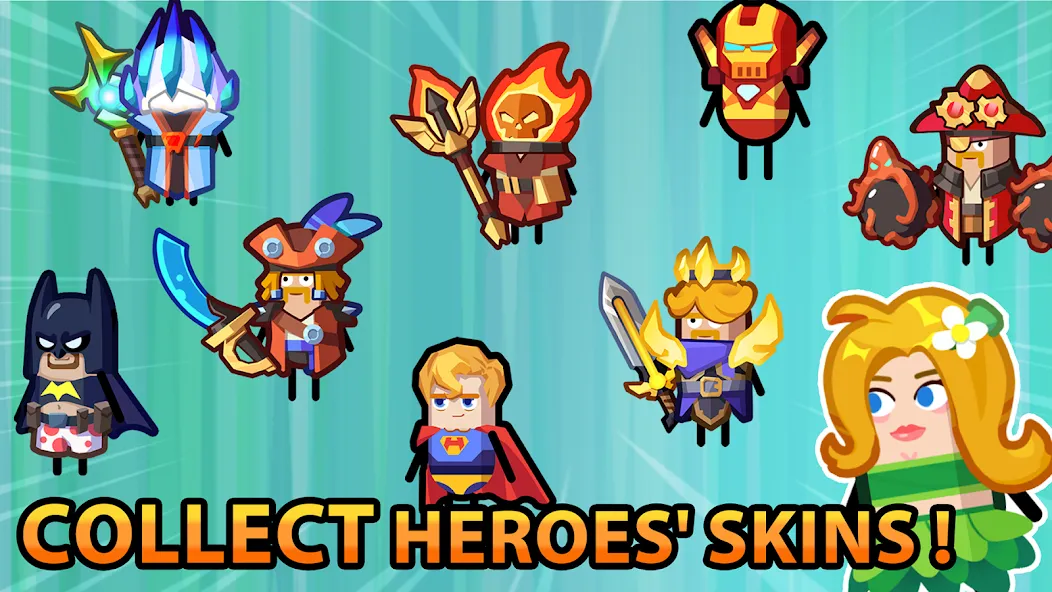 Hero Making Tycoon: Idle Games (Хиро Мейкинг Тайкун) [МОД Много денег] APK Android Screenshot 4