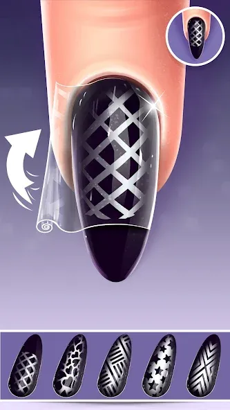 Nail Salon Fashion Makeup Game [МОД Mega Pack] APK Android Screenshot 2