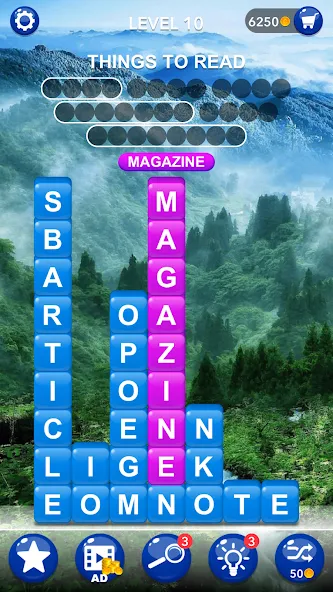 Word Tiles :Hidden Word Search [МОД Unlocked] APK Android Screenshot 2