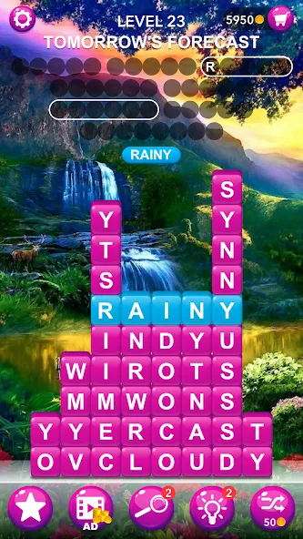 Word Tiles :Hidden Word Search [МОД Unlocked] APK Android Screenshot 3