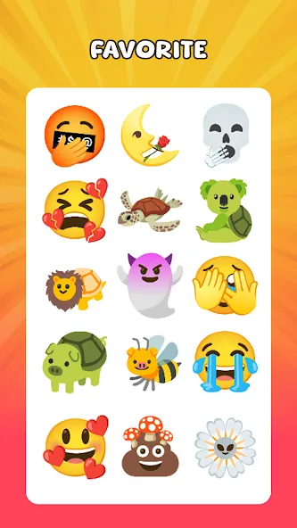 Emoji Mix: DIY Mixing (Эмоджи Микс) [МОД Mega Pack] APK Android Screenshot 3