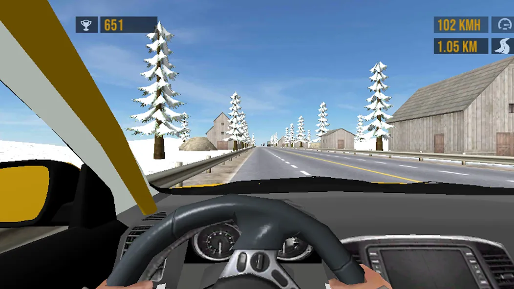 Highway Traffic Car Racer (Хайвей Трафик Кар Рейсер) [МОД Меню] APK Android Screenshot 2