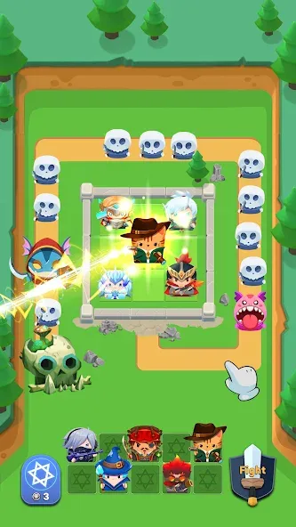 Cube Defender: Casual TD (Кьюб Дефендер) [МОД Premium] APK Android Screenshot 1