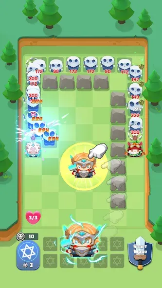 Cube Defender: Casual TD (Кьюб Дефендер) [МОД Premium] APK Android Screenshot 3