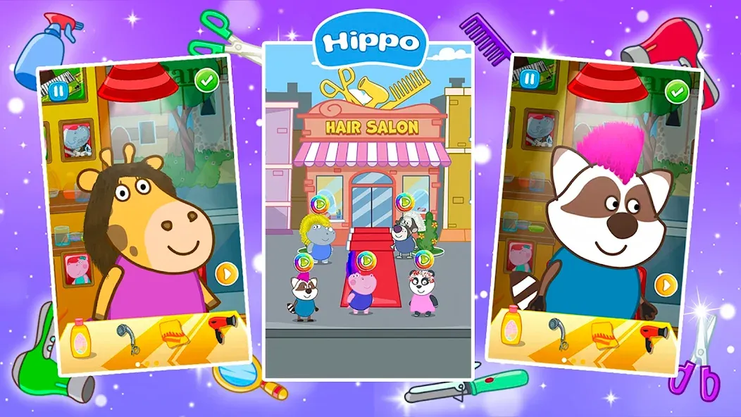 Hair Salon: Fashion Games [МОД Меню] APK Android Screenshot 1