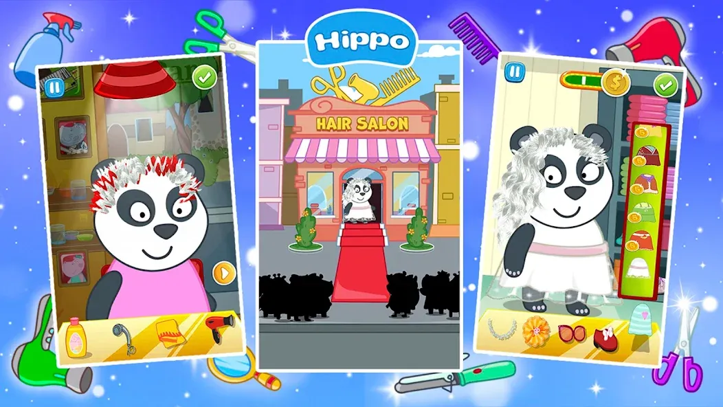 Hair Salon: Fashion Games [МОД Меню] APK Android Screenshot 2