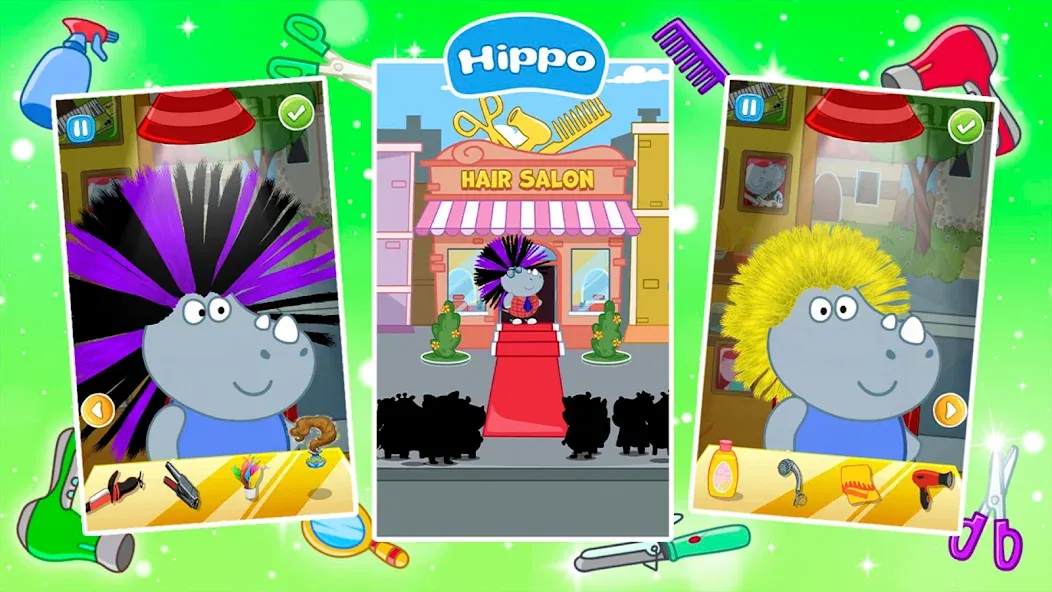 Hair Salon: Fashion Games [МОД Меню] APK Android Screenshot 3