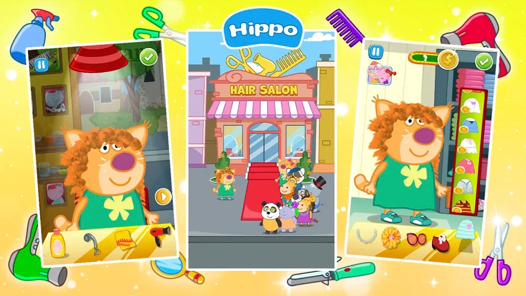 Hair Salon: Fashion Games [МОД Меню] APK Android Screenshot 4