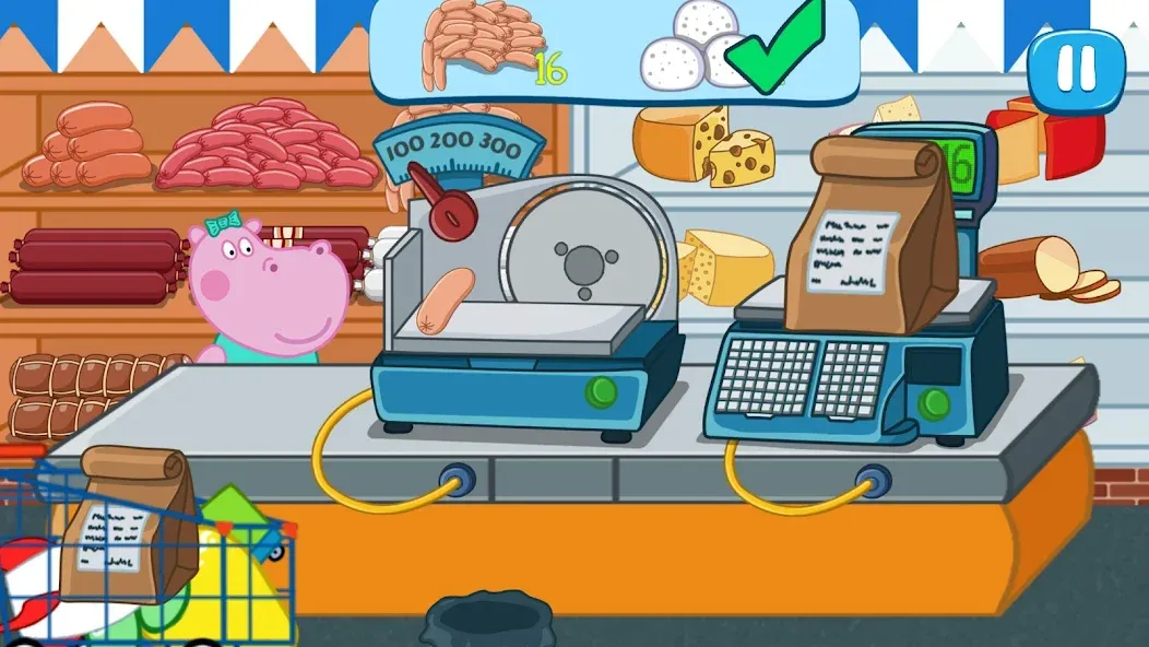 Kids Supermarket: Shopping [МОД Все открыто] APK Android Screenshot 4