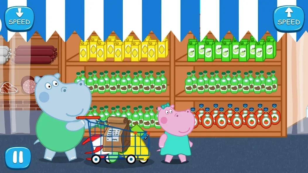 Kids Supermarket: Shopping [МОД Все открыто] APK Android Screenshot 5