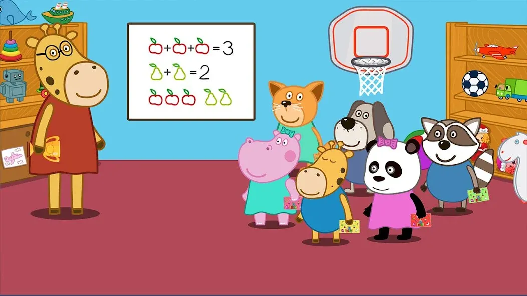 Kindergarten: Learn and play [МОД Все открыто] APK Android Screenshot 1