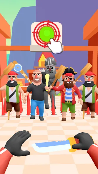 Hit Master 3D - Knife Assassin (Хит Мастер 3Д) [МОД Unlocked] APK Android Screenshot 3