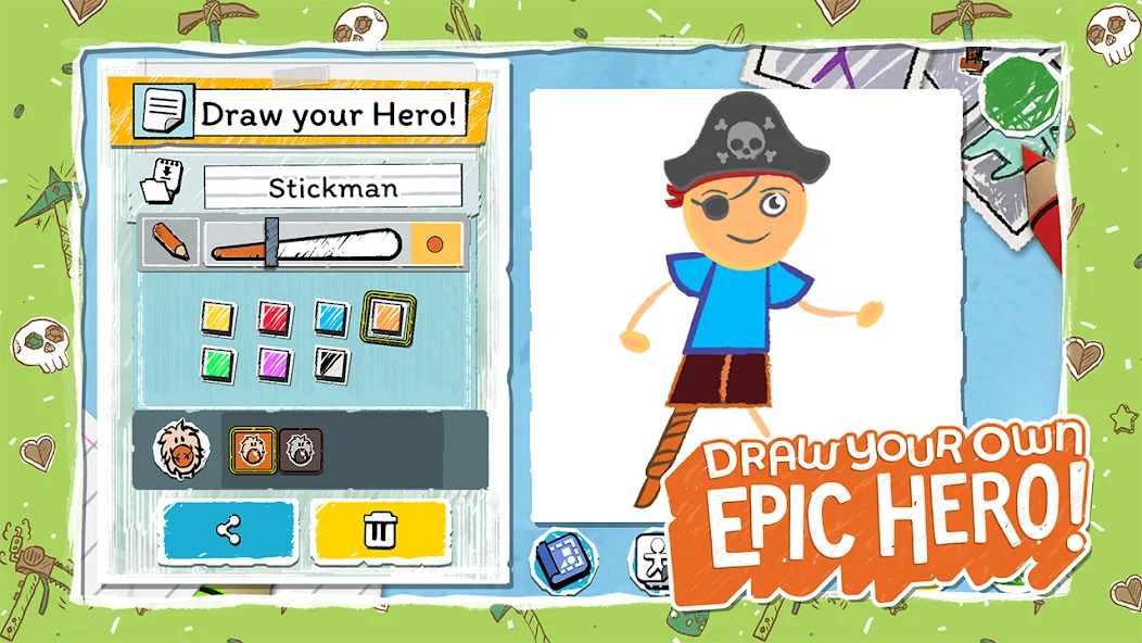 Draw a Stickman: EPIC 3 (Нарисуй палочного человечка) [МОД Много денег] APK Android Screenshot 1