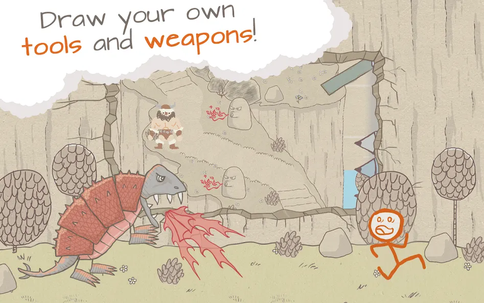 Draw a Stickman: EPIC Free (Нарисуй палочного человечка) [МОД Бесконечные монеты] APK Android Screenshot 4