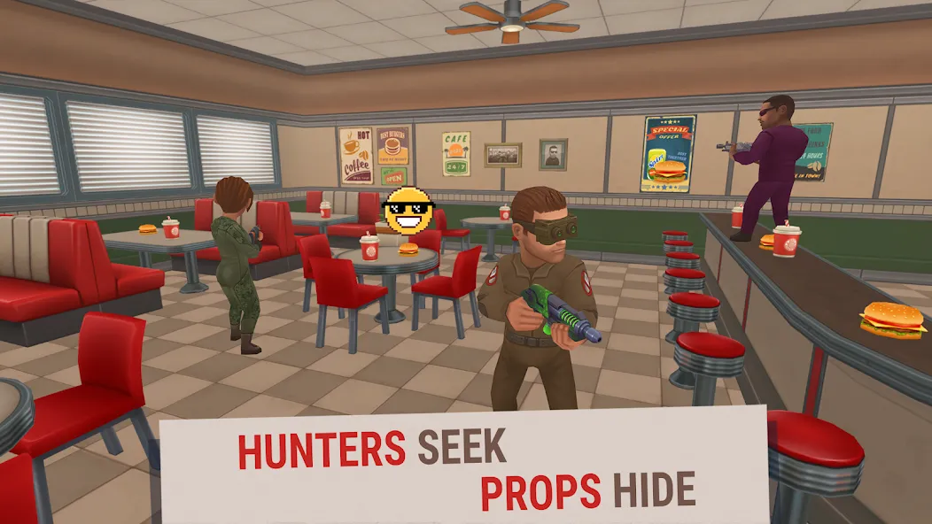 Hide Online - Hunters vs Props (Хайд Онлайн) [МОД Меню] APK Android Screenshot 2