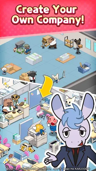 Aggretsuko : Match 3 Puzzle (Аггретсуко) [МОД Premium] APK Android Screenshot 3