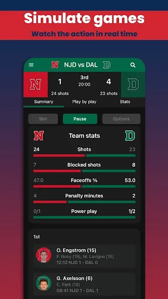 Hockey Legacy Manager 23 (Хоккей Легаси Менеджер 23) [МОД Много денег] APK Android Screenshot 2