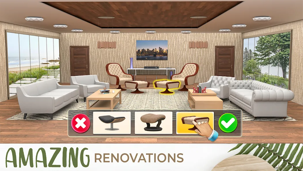 My Home Makeover Design: Games (Мой дизайн ремонта дома) [МОД Много денег] APK Android Screenshot 4
