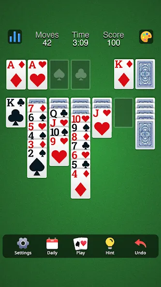Classic Solitaire - Klondike (Солитер Клондайк Классик) [МОД Меню] APK Android Screenshot 5